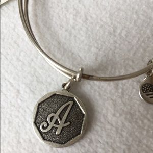 Alex and Ani monogram initial “A” bangle